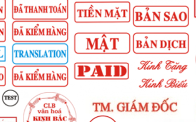 LÀM CON DẤU CÁC LOẠI