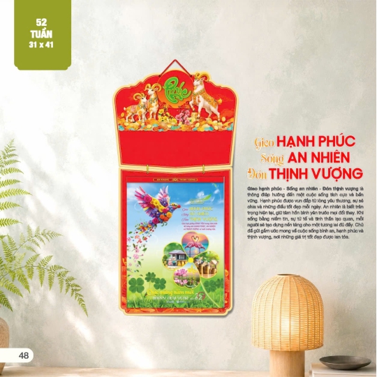 LỊCH GIEO HẠNH PHÚC SỐNG AN NHIÊN 
