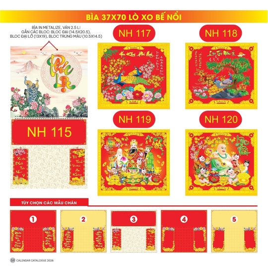 Lịch Bính Ngọ 2026 NH115 - NH120