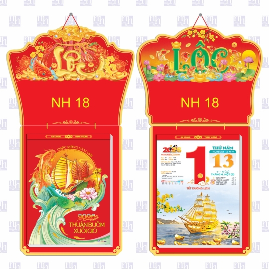 Lịch Bính Ngọ 2026 NH18