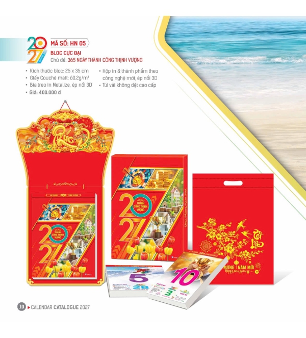LỊCH 365 NGÀY THÀNH CÔNG THỊNH VƯỢNG
