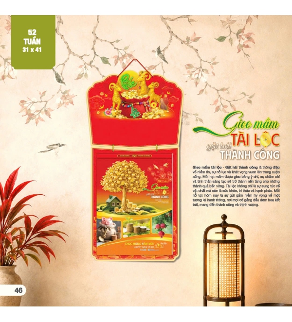 LỊCH GIEO MẦM TÀI LỘC 