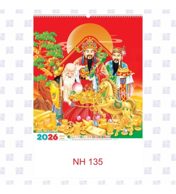 Lịch Bính Ngọ 2026 NH135