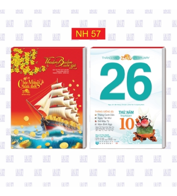 Lịch Bính Ngọ 2026 NH57