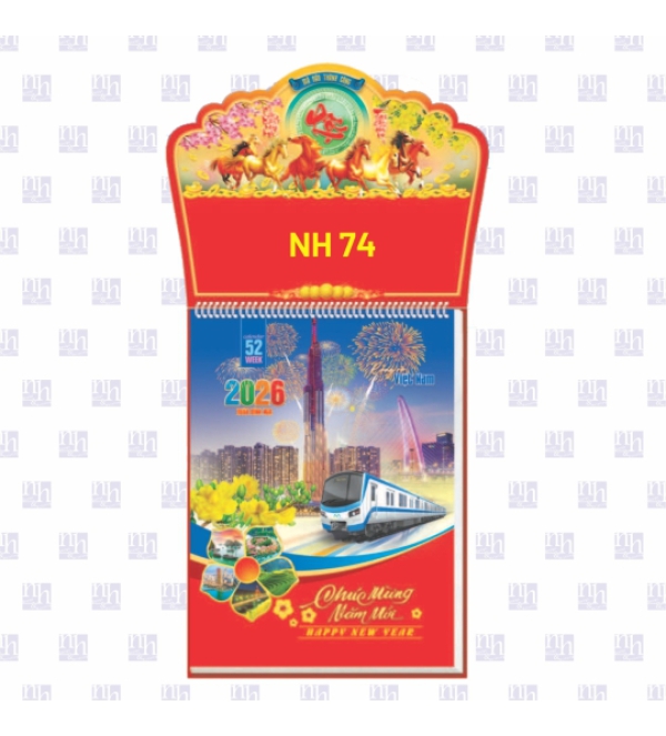 Lịch Bính Ngọ 2026 NH74